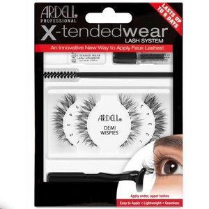 NWT Ardell X-tended Wear Demi Wispies Lash Kit